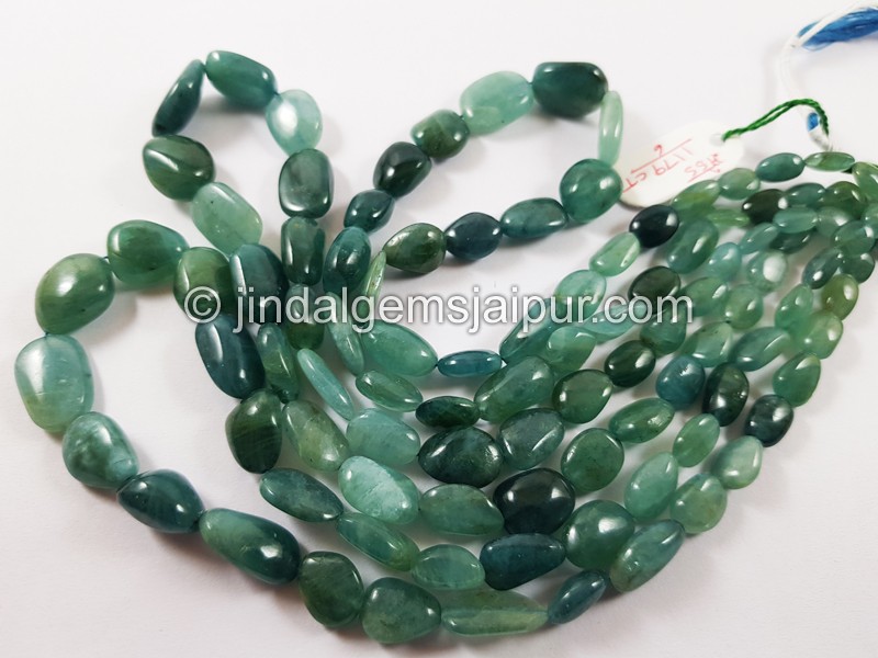 Grandidierite Shaded Smooth Nugget Beads